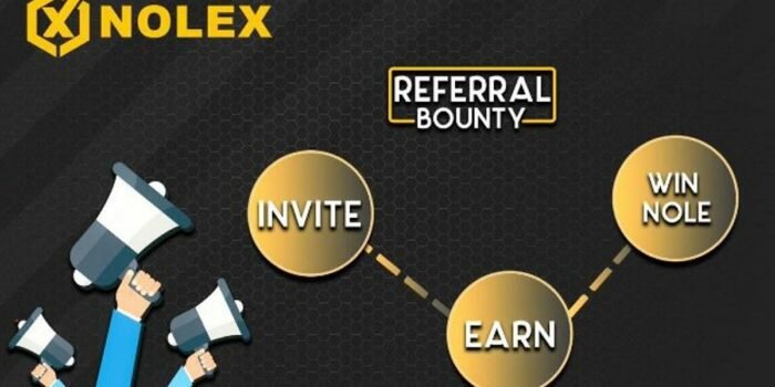 Nolex airdrop – Získajte 500 WIN tokenov za každé odporúčanie